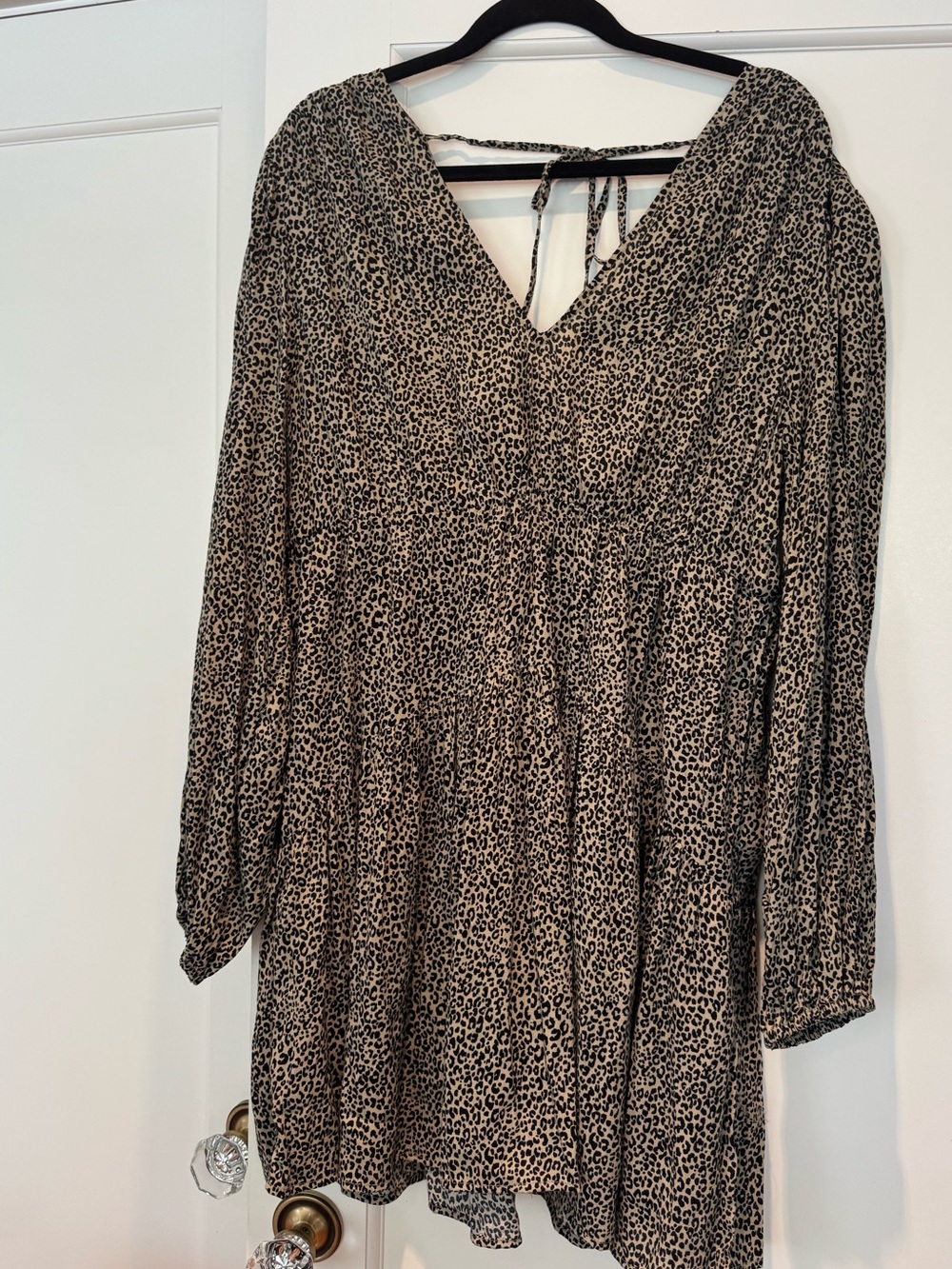 a new day Leopard Print A New Day Dress Size Large NWT